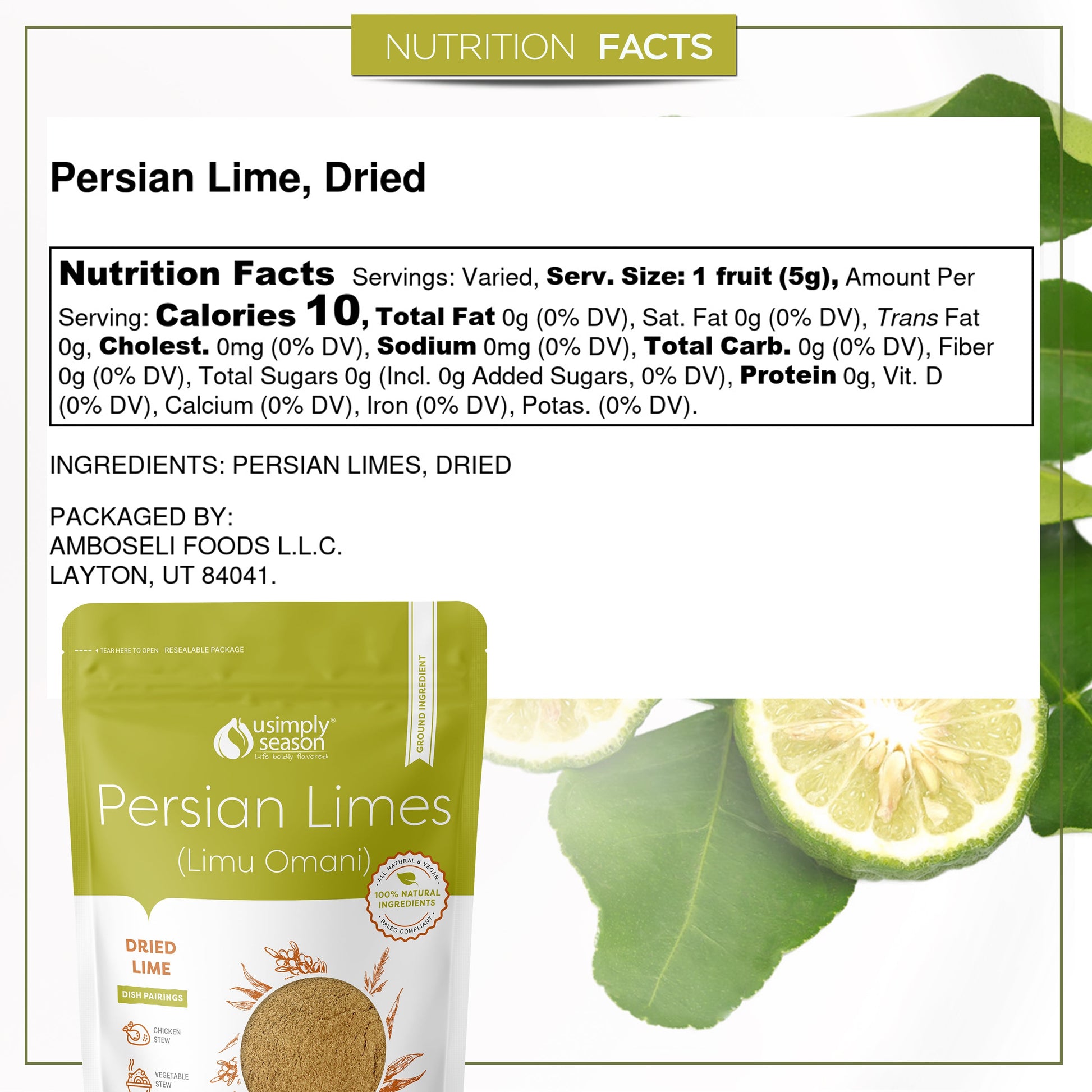 Persian Lime / Limu Omani - USimplySeason