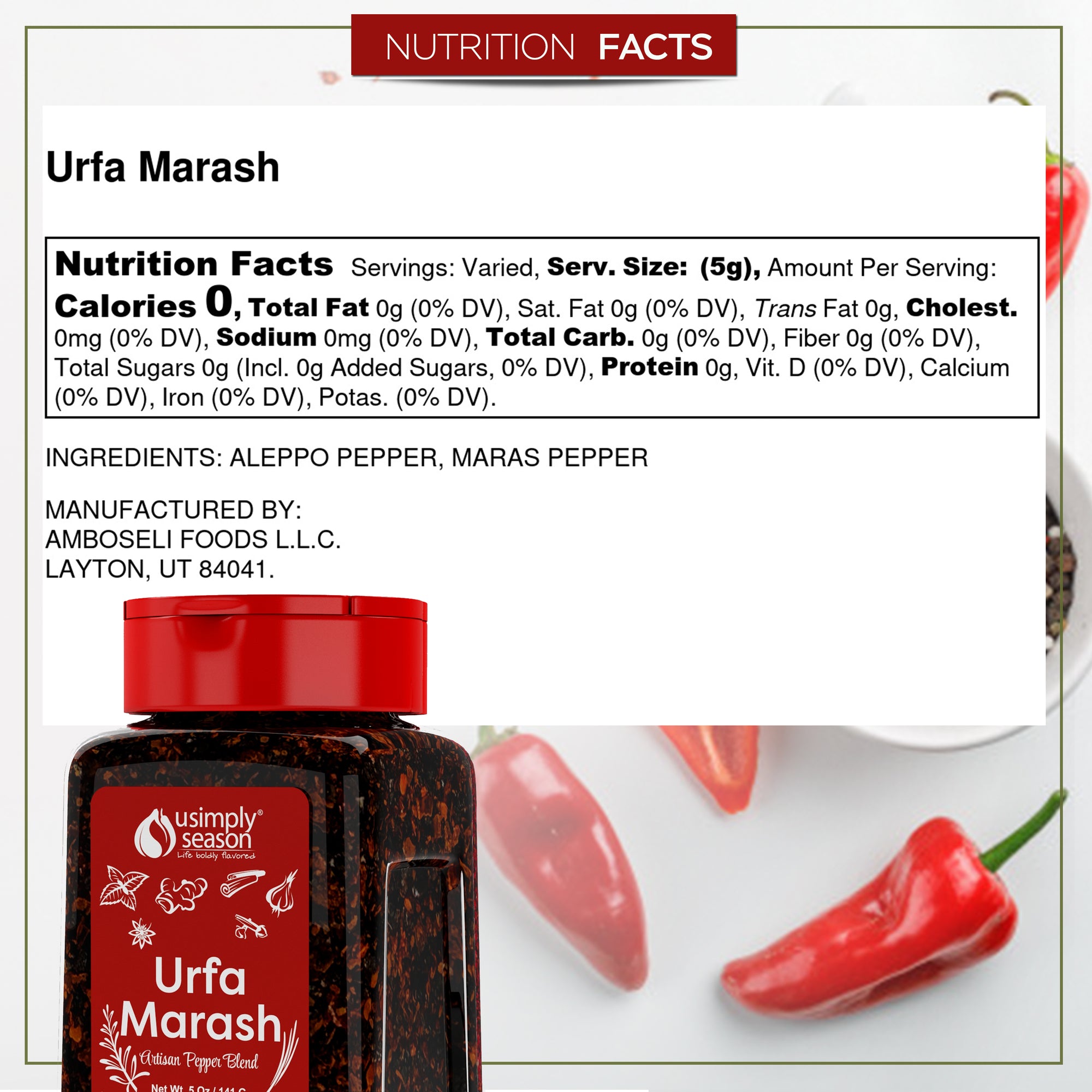 Urfa Pepper Marash - USimplySeason